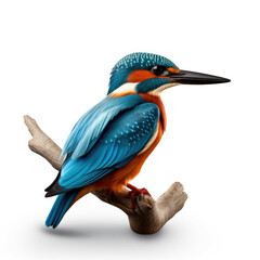 Obraz premium Kingfisher isolated on white background