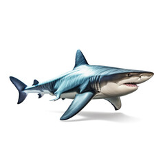 Fototapeta premium Shark isolated on white background
