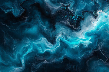 Flowing Marble Deep Colour Ocean Waves Texture