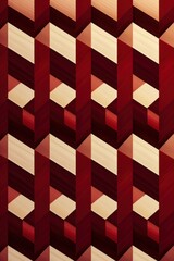 Burgundy tessellations pattern