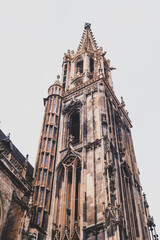 Gothic church tower