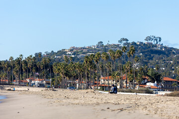 Sandy Beach Landscape Santa Barbara California