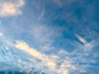 Clouds in a blue sky - 712773437