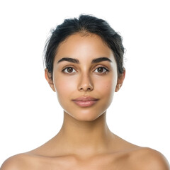 Fototapeta premium beauty female model in transparent background