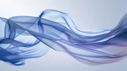 Colorful fabric backgrounds. Silk fabric texture luxurious background. Purple and blue floaty fabric on white backgrounds. Trend colors and fabrics of 2024. The most preferred fabrics. 