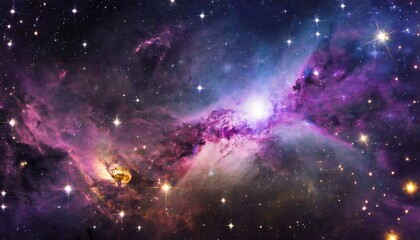 beautiful space nebula color background