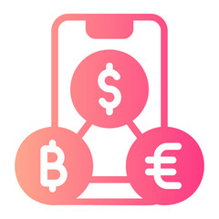 exchange gradient icon