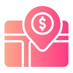 map gradient icon