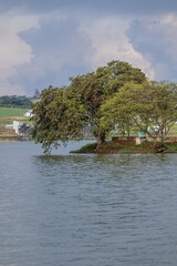lago na cidade de Boa Esperança, Estado de Minas Gerais, Brasil