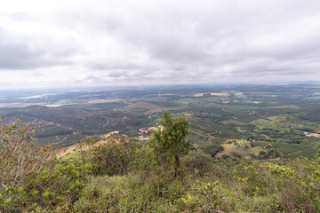 vista panorâmica do lago de furnas, na cidade de Boa Esperança, Estado de Minas Gerais, Brasil