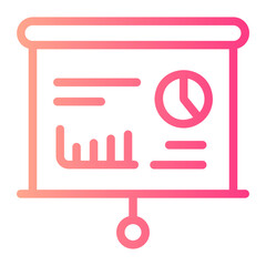 presentation gradient icon