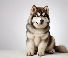 Portrait of Alaskan Malamute dog
