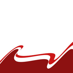 Indonesia Ribbon Flag