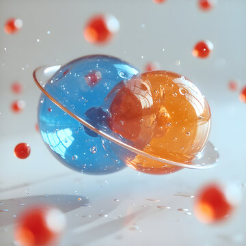 Protones y electrones en una danza subat&oacute;mica de carga y energ&iacute;a.