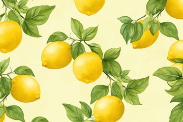 Lemon tiles, seamless pattern, SNES style