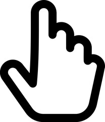 Mobile Hand Gesture Icon 