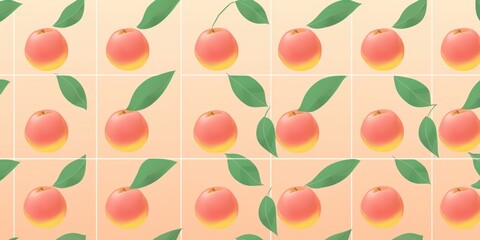 Peach tiles, seamless pattern, SNES style