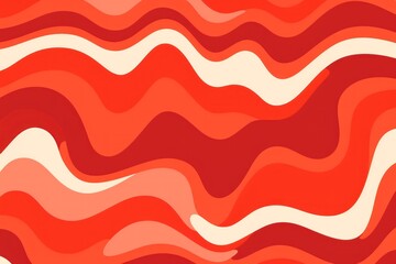 Red wavy 70s halftone pattern, batik, pastel