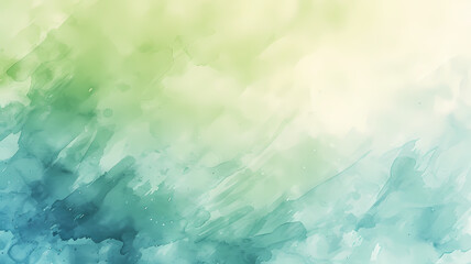 modern abstract soft colored background with watercolors and a dominant blue and green color