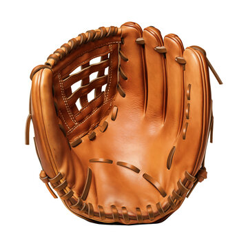 baseball glove on isolated background