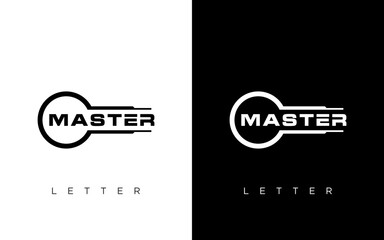 master simple logo design template