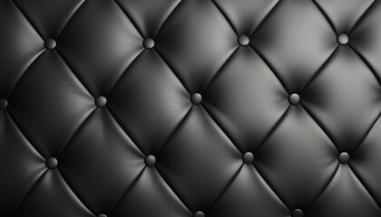 Stylish black leather background with elegant captions for design and creative projects
