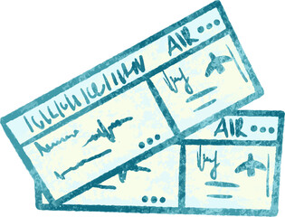 Traveling Stamp Clipart Element