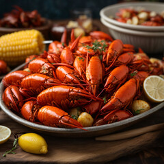 Spicy Cajun Crawfish Boil Delight