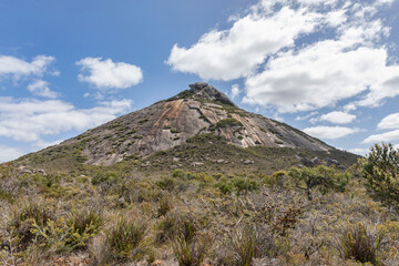 Frenchman Peak - a distinctively shaped rocky peak with a cave and a steep trail to the summit, offering ocean views - Cape Le Grand National Park, Esperance, Western Australia