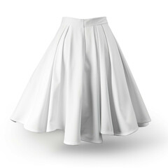 White Skirt isolated on white background