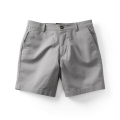 Gray Shorts isolated on white background