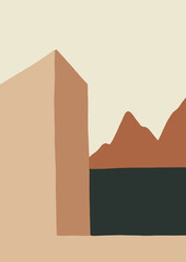 Wallpaper Illustration Watercolor Art View