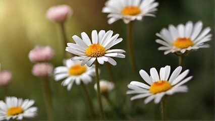 daisies in a garden