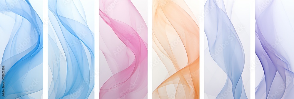 Poster pastel elegance delicate gradient abstract background with soft hues and subtle tones