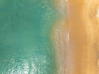 Amazing tropical sea beach landscape background,Summer sea seascape background,High angle view ocean nature background