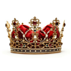 Crown isolated on white background