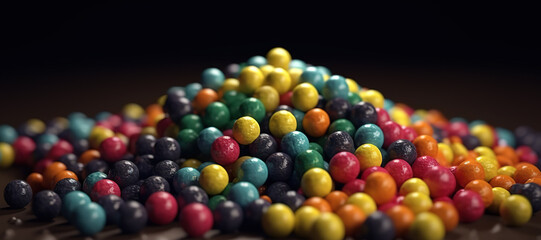 Fototapeta na wymiar colorful circle balls 13