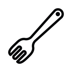plate, spoon and fork icon for graphic and web design