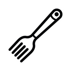 fork icon for graphic and web design