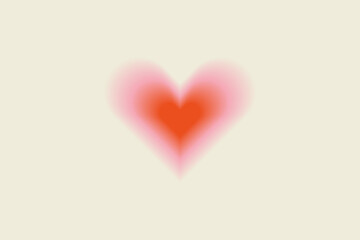 Y2k Trendy Aesthetic abstract gradient pink violet background with translucent aura hearts and shapes blurred pattern. Social media poster, stories highlight templates for digital marketing 