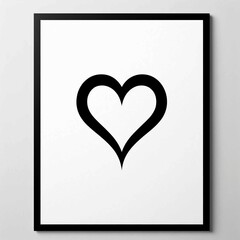 Fototapeta na wymiar heart love shape illustration