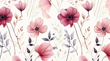 Spring sakura cherry blooming flowers bouquet. Isolated realistic pink petals, blossom, branches, leaves vector set. Design spring tree illustration,generative ai