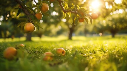 With precise planning and innovative techniques, an expansive orchard overflows with a highdensity...