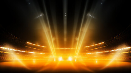 Fototapeta na wymiar bright stadium lights design illuminated