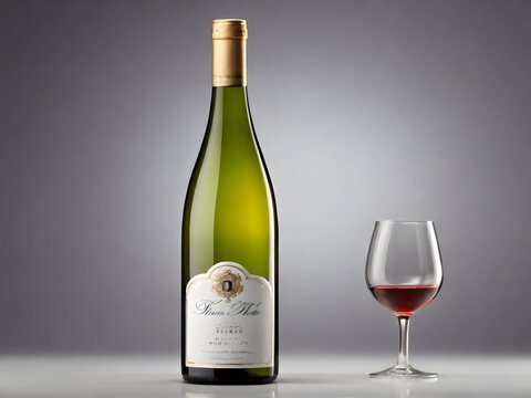 Riesling wine bottle