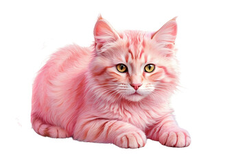 pink cute cat