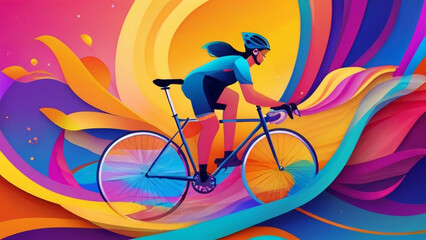 Fototapeta premium World Bicycle Day concept.