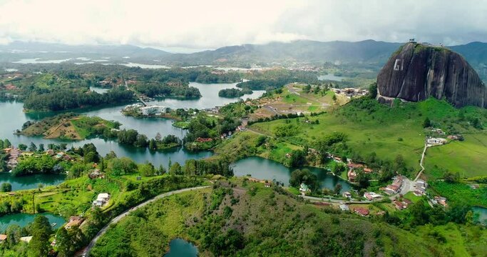 Sight reliving view for the astonishing Guatape's nature.