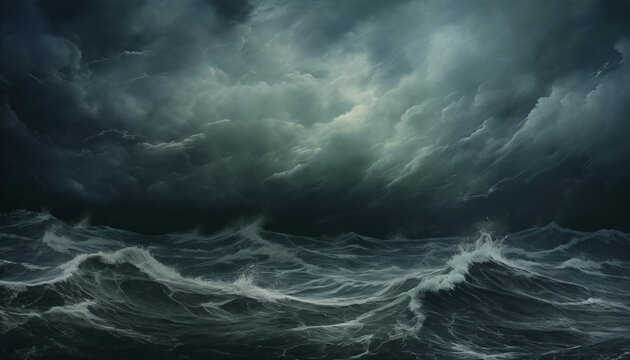 stormy sea background © Dipta
