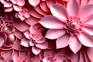 a light pink flower.
Generative AI
